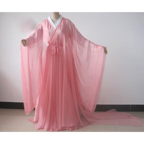 3 Designs Chiffon Beading Feng Jiu Fox Fairy Womens Costume Forever Love in Ten Miles of Peach Blossom Bushes TV play costume