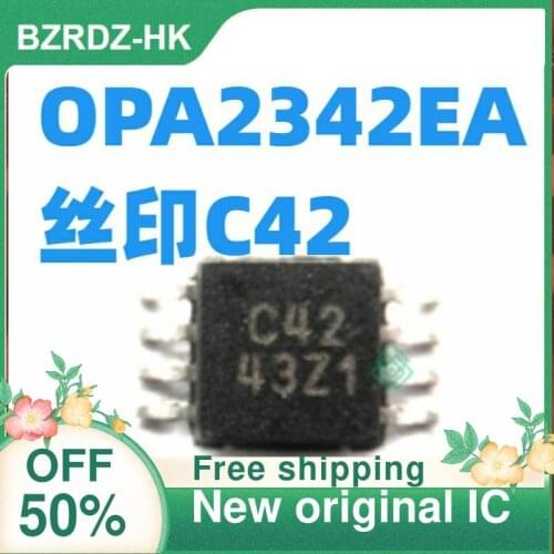 2-10PCS/lot OPA2342EA/2K5 MSOP8 C42 New original IC