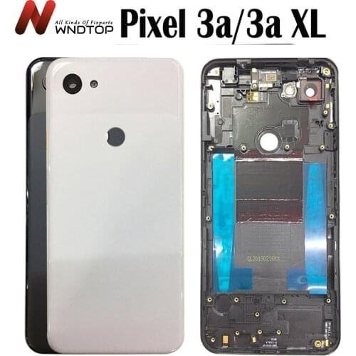 NEW For HTC Google Pixel 3A Battery Cover Rear Door Housing Case Replacement For HTC Pixel 3A XL Back Battery Cover Housing Case