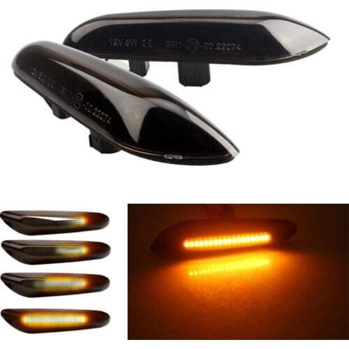 For BMW E46 E36 E60 E61 E90 E92 E93 X1 E84 X3 Led Dynamic Turn Signal Light Side Fender Marker Sequential Blinker Lamp