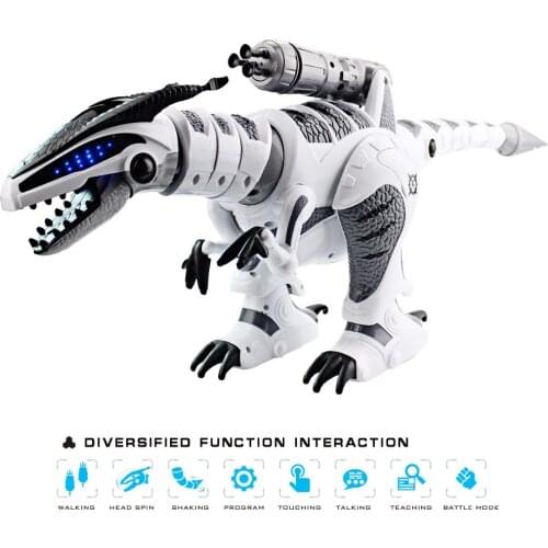 Walking dinosaur robot Jurassic World Brinquedos RC Electric Dinosaur Dance Song Combat Remote Control Electric Robot Pets