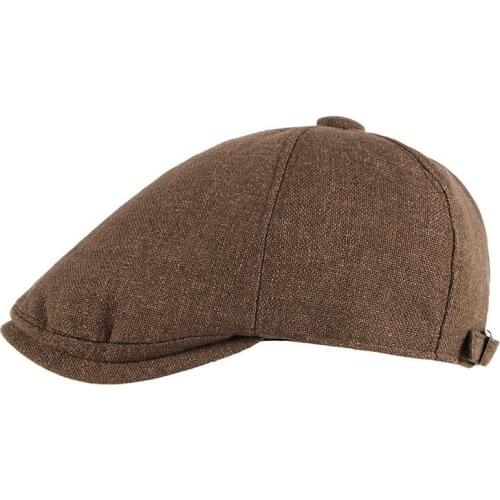 2021 polyester Spring Summer fashion solid color Newsboy Caps Flat Peaked Cap Men and Women Painter Beret Hats 107