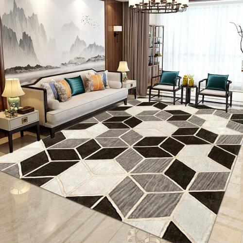 Nordic Style Carpets for Large Living Room Home Decoration Modern Non Slip Bedroom Lounge Rug 200x300 Bedside Table Floor Mat