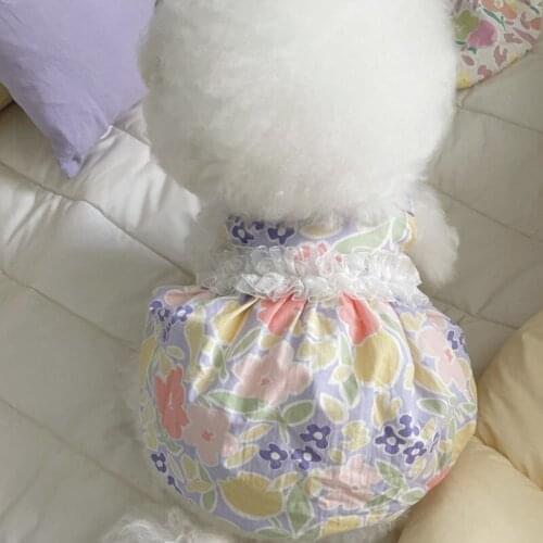 Pet Summer Clothes Cat Puppy Skirt Yorkshire Chihuahua Pomeranian Shih Tzu maltese Poodle Bichon Schnauzer Clothing Pet Costumes