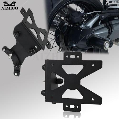 Motorcycle FOR BMW R NINE T R9T 1200 SCRAMBLER R Nine T 2014-2019 18 Fender Eliminator Side Mounted License Plate Bracket Holder