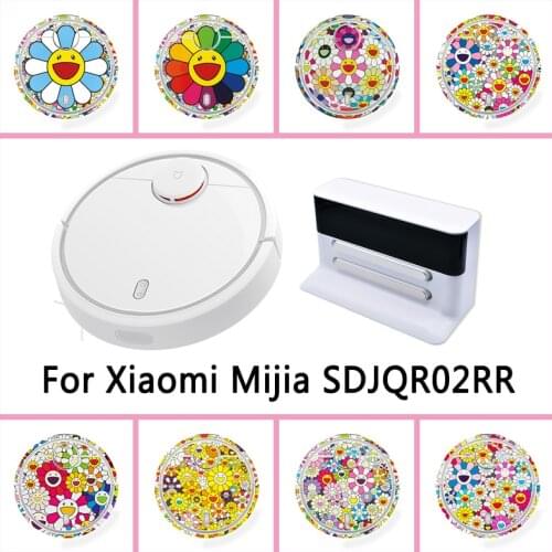 Provide Customized Custom Flower Sticker for Xiaomi Robot MiJia Robotic SDJQR02RR Vacuum Cleaner Beautifying Skin Accessories