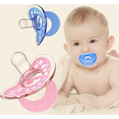 New Baby Pacifier Soother Silicone Dummy Baby Biter Teether Soother Nipples
