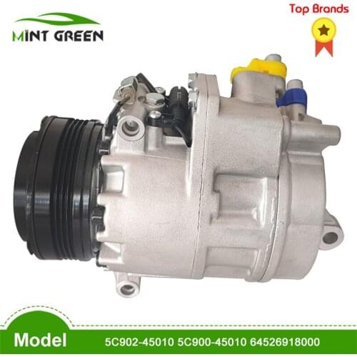 New CSV717 Auto AC Compressor For BMW X5 3.0L Car Compressor Parts 5C902-45010 5C900-45010 64526918000 5C90245010 5C90045010