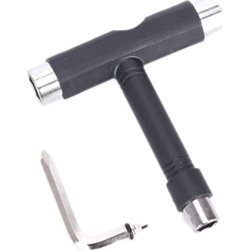 New Multifunctional Skateboard Tool Scooter Longboard T Shape Wrench Nuts Adjusting Tool Skate T-shape Adjustment Equipment