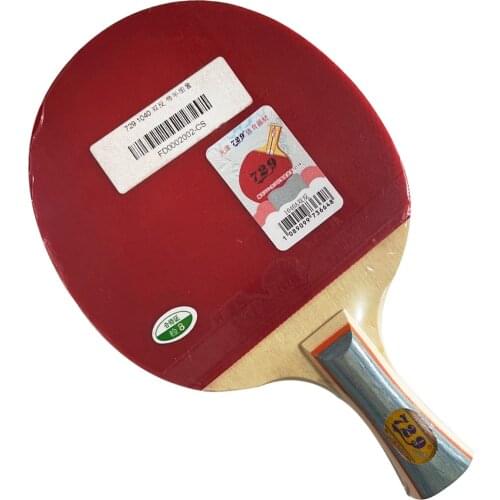 RITC 729 Friendship 1040# Pips-In Table Tennis Racket with Case for PingPong Shakehand long handle FL