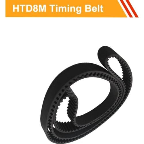 HTD8M Timing Belt 8M-3040/3048/3120/3200/3256/3264/3280/3360/3400/3408/3480mm Transmission Belt For 8M Timing Pulleys