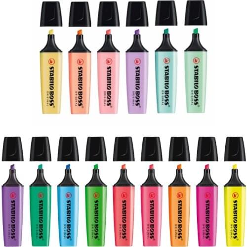 STABILO BOSS ORIGINAL Pastel Highlighter Pens and Text Markers Technology