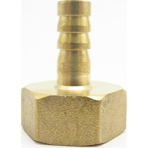 10mm Hose Barb x 3/4" BSP Female Thread Brass Barbed Pipe Fitting Nipple Coupler Connector Adapter For Fuel Gas Water