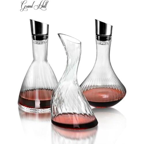 European-style creative fast decanter household waterfall red wine wine dispenser crystal wine glass wine set