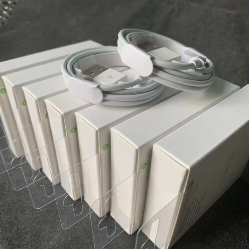 100pcs For ip X XR 11 Pro max XS Mobile phone Charger 8 Pin Weave USB data Charge Cable for apple iphone 6 6s 7 8 Plus 5 SE