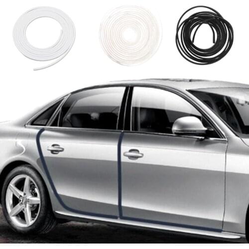 5M Moulding Trim Strip Car Door Anti-Scratch Protector Edge Soft Guard Cover