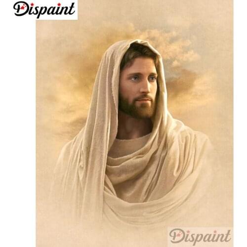 Dispaint Full Square/Round Drill 5D DIY Diamond Painting "Religious Jesus" Embroidery Cross Stitch 3D Home Decor A10266