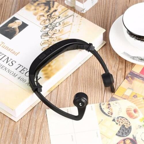 Wireless Headphone V9 Rechargeable Bluetooth Bone Conduction Neckband Stereo Earphone Sport Gaming Headset For Xiaomi For Huawei