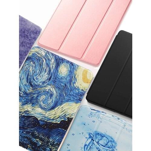 Tablet case for xiaomi mi pad 4 mipad 4 mipad4 8 inch tablets cases Flip PU Leather Smart Sleep wake Trifold Fundas with Bracket