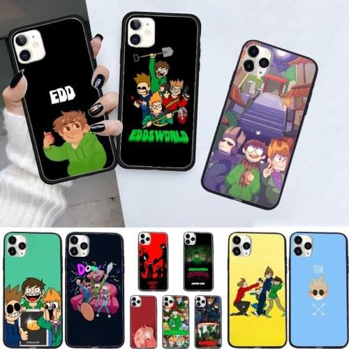 Eddsworld Animation TV show Anti-fall luxury Phone Case funda for iPhone 11 12 pro XS MAX 8 7 6 6S Plus X 5S SE 2020 XR
