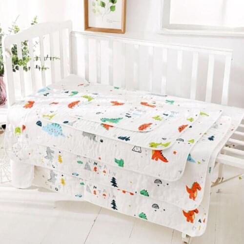 Baby Sheets baby changing pad Nappy diaper Change mat 100*130cm waterproof Crib Bed multifunction cotton mat YMH014