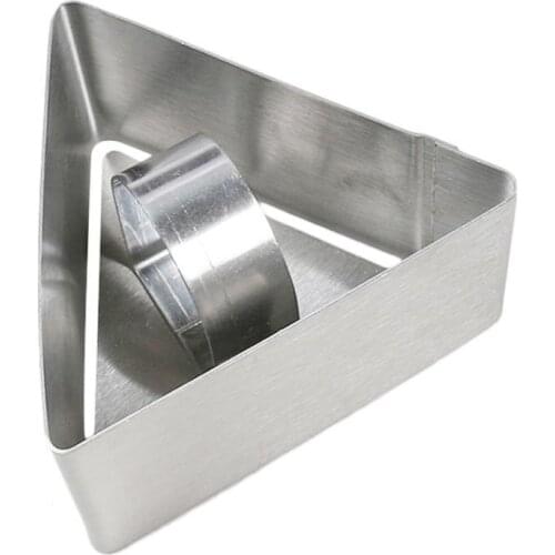 Baking Dish DIY Bakeware Tools Cupcake Cake Mold Salad Mousse Cheese Tools Decorating Cake Steel Dessert Stainless Ring Die P6U7