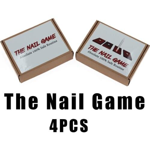The Nail Game Crush Paper Bag Magia Magician Bar Illusions Magic Tricks Gimmick Props Mentalism Roulette Transparent acrylic