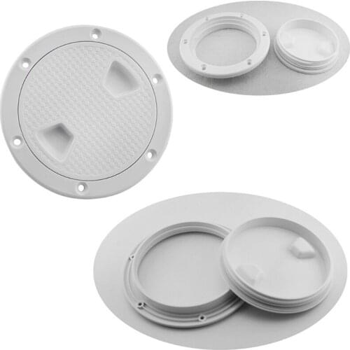 Round Boat Deck Cover Marine Boat Inspection Hatch ABS Deck Cover Plate for Boat Mairne