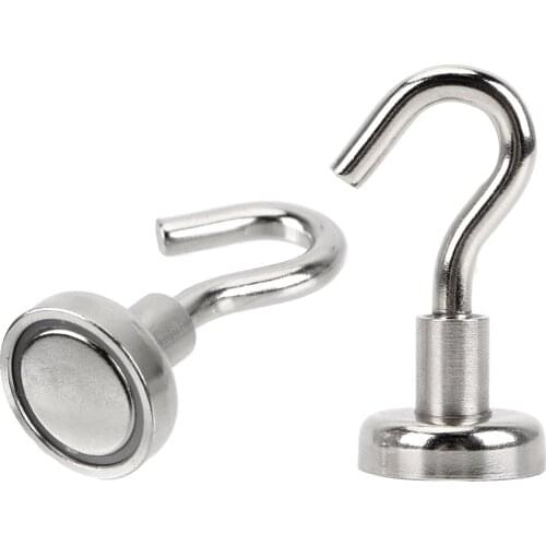 Surfaces Not Scratch For Home Kitchen Refrigerator Magnetic Hooks Organization 5 pcs Wall Storage Hooks Super Suction