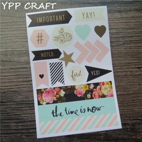 YPP CRAFT Lovely Tape Sticker set for Scrapbooking DIY Projects/Photo Album/Card Making Crafts