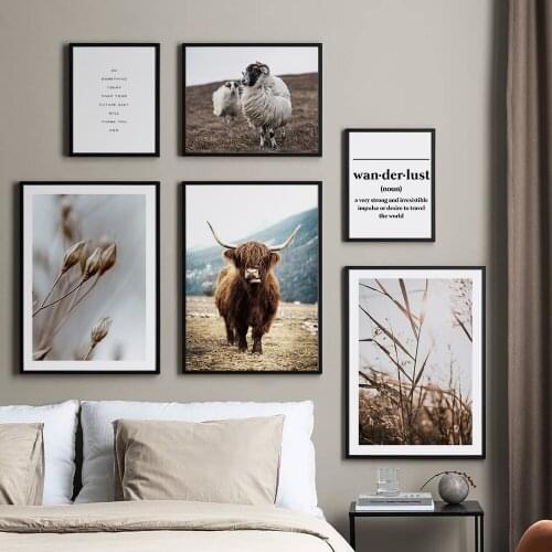 Autumn Leaf Plant Decoration Painting Animal Poster Wall Pictures Canvas Quotes Art Nordic Prints Modern Photography Home Decor