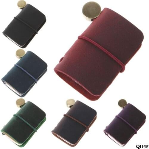 Drop Ship&Wholesale Leather Travel Book Mini Journal Booklet Handmade Cover With Insert Brochure Creative Accessories June 3