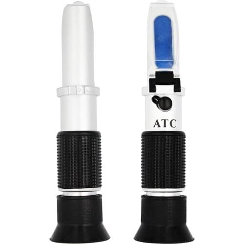 RZ Refractometer Alcoholometer honey concentration meter 0~80%V/V ATC Handheld Tool Hydrometer concentration spirits tester