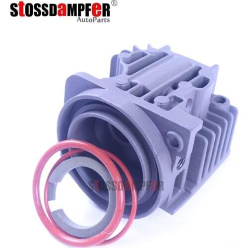 StOSSDaMPFeR Air Suspension Compressor Cylinder Head With Piston Rings For BMW X5 E53 A6 Audi Q7 L322 4L0698007A