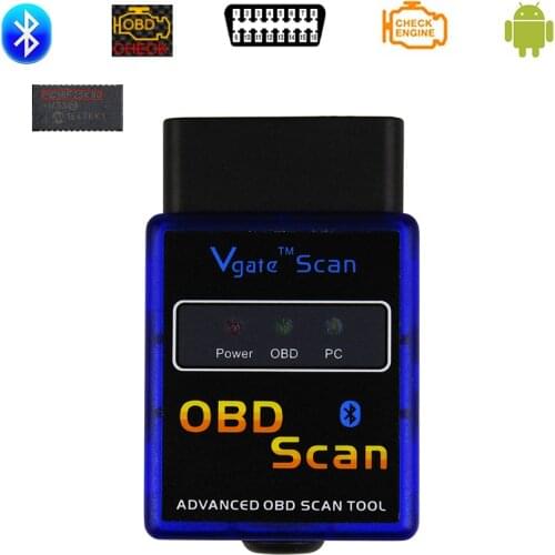 Vgate ELM327 Bluetooth V1.5 OBD2 Car Diagnostic Scanner For Android bluetooth ELM 327 V 1.5 ODB 2 Auto Diagnostic Tools
