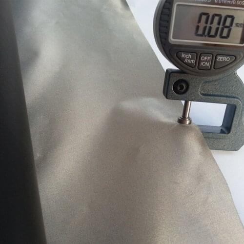 1.1M 4G 5G Signal WIFI EMF EMI Shielding Anti Radiation Electric RFID Blocking Fabric 70-80DB Conductive Clothes Single Side