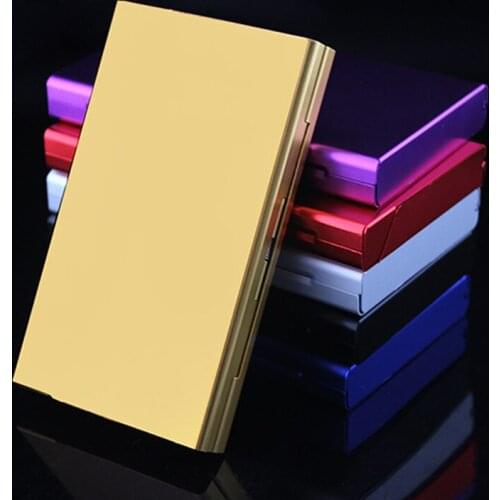 Aluminum Cigar Storage Container Smoking Accessories Lightweight Fashion Creative Tobacco Holder Pocket Box Metal Cigarette Case