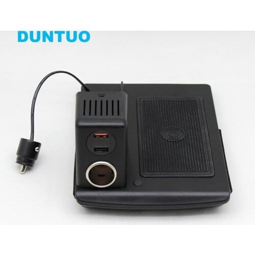 Wireless Charger QC3.0 Quickcharge Dual USB Plug & Play Wireless Charging For 2018-2020 Honda Accord Inspire