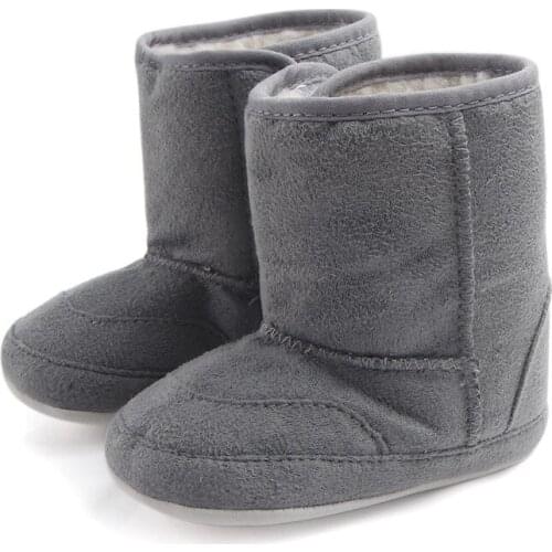 Ins Newborn Baby Warm Cotton Boots Girl Boy Casual Shoes First Walkers Newborn Cute Non-slip Soft Sole Shoes Autumn Winter