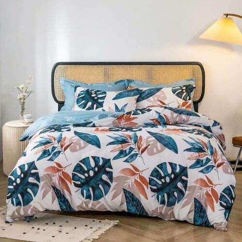 Home Textile Bedding Set King Queen Single Double Duvet Cover Pillow case 2-3pcs Bedding Linens Sets Quilt case Nordic spring