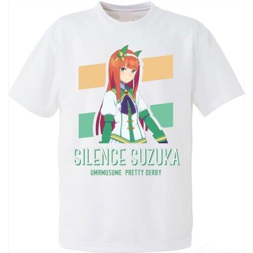 Uma Musume Pretty Derby Cosplay T Shirt Special Week Silence Suzuka Tokai Teio Cartoon Print Summer T-Shirt Anime tshirt Top Tee