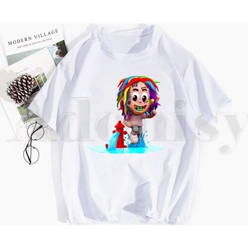 American Rapper 6ix9ine Tekashi 69 Hip Hop T Shirts Spring Tops Tees Men Women Short Sleeve Casual T Shirt Streetwear Funny