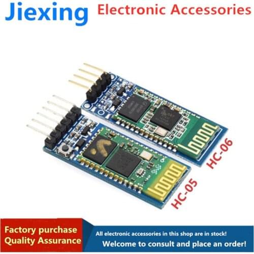 HC-05 HC05 Wireless Module For rduino Serial 6 Pin Bluetooth / HC-06 4 Pin RF Receiver Transceiver Module RS232 Master Slave