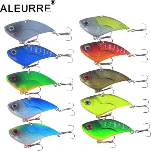 ALEURRE VIB Fishing lures Sinking Vibration Artificial Hard Baits 50mm 14.5G Crankbaits winter ice Salt Fishing Tackle wobblers