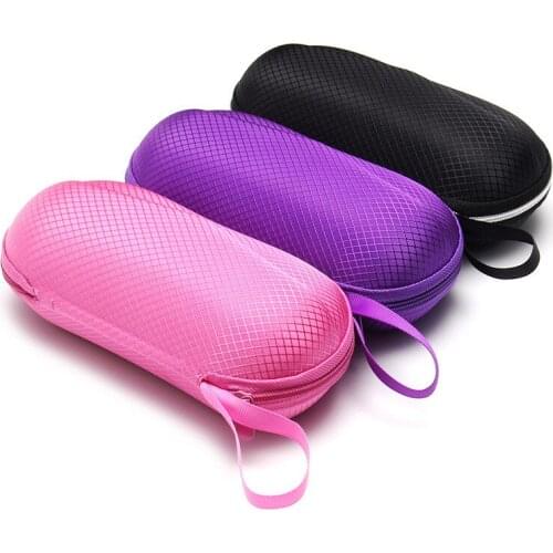 Exquisite Cloth Glasses Case Large Capacity Zipper Protective Shell for Sunglasses