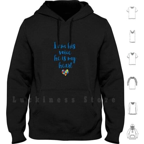My Heart hoodies long sleeve Autism Autism Awareness Autism Speaks Autism Love Non Verbal Love Heart Puzzle