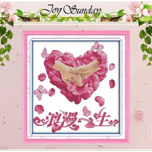 Romantic Life Patterns Counted Cross Stitch DIY 11CT 14CT Cross Stitch Set Chinese Cross-stitch Kits Embroidery Needlework