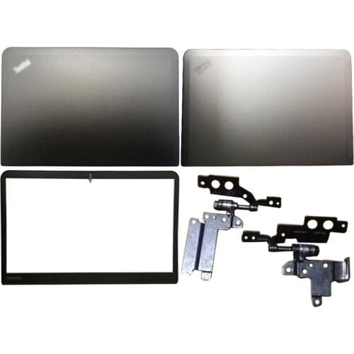 NEW Laptop LCD Back Cover/Front Bezel/Hinges For Lenovo Thinkpad S3 S440 S431 Non-Touch Black 04X1903 Silver 04X1092