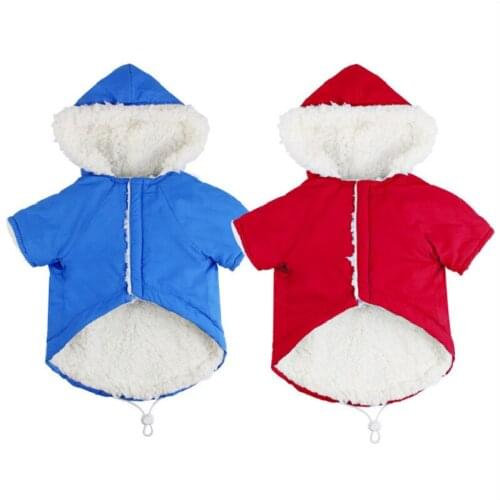 Small Dog Clothes Warm Winter Dog Coat Cotton Fleece Puppy Clothes Puppy Vest Clothing French Bulldog Pet Supplies
