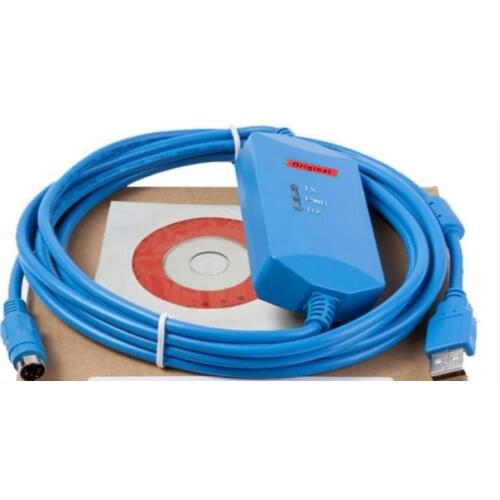 Suitable Q Series Programming Cable Data Download Communication Cable USB-QC30R2 Optical Isolation Type Download Line 3m